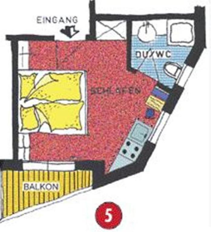 זאמנאון Appartement Laerchenhof חדר תמונה